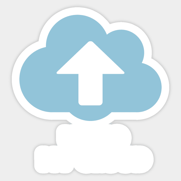 Up to my cloud Sticker by JJFarquitectos